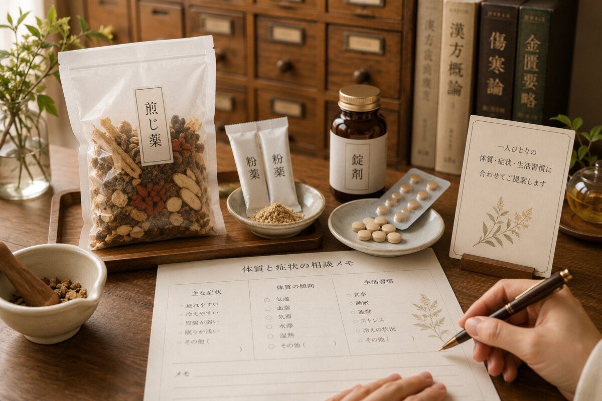 体質に合う漢方薬をご提案